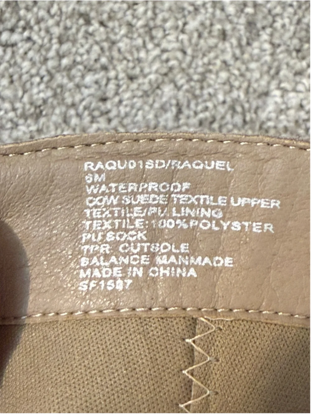 Blondo Raquel Waterproof Suede Chelsea Ankle Boots Taupe Size 6